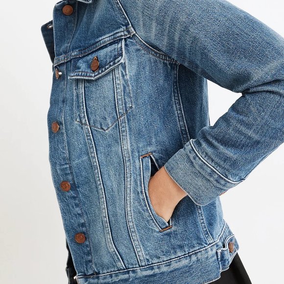 Madewell Jean Jacket in Pinter Wash - Picture 3 of 10